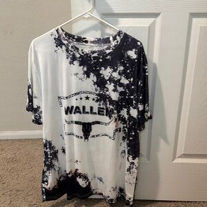 Waller Black and White Graphic T-Shirt